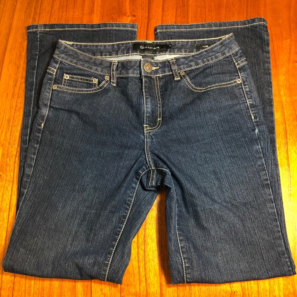 Calvin Klein flare leg jeans